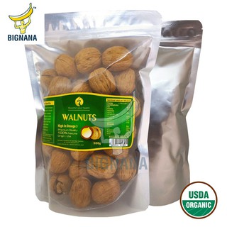 Hạt Óc Chó Vàng Mỹ Gói 500gr Còn Vỏ, Tặng Miếng Tách Vỏ, Tốt Cho Mẹ Và Bé