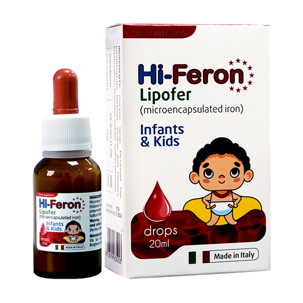 [NHẬP KHẨU CHÍNH HÃNG]- SIRO SẮT HI FERON NHỎ GIỌT