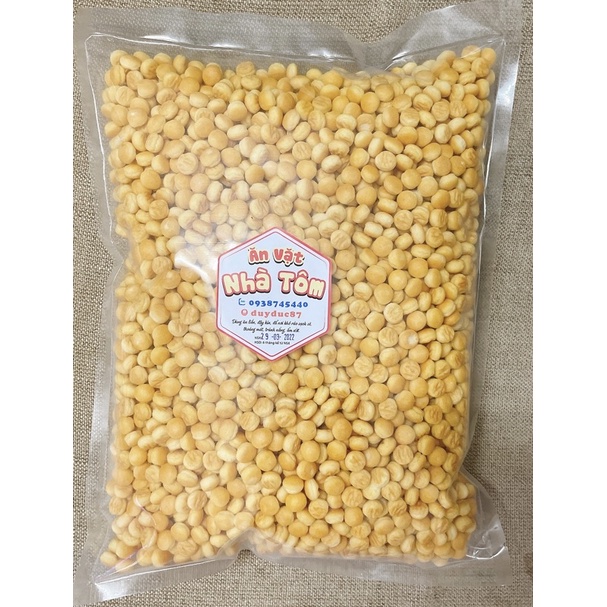 Bánh hạt ngọc ( bánh nút )  túi zip - giá sỉ - 250g / 500g / 1 kg