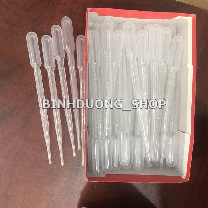 (ảnh thật) 100 Ống hút nhỏ giọt pipet 3ml dùng để bón sữa, ống uống thuốc cho bé