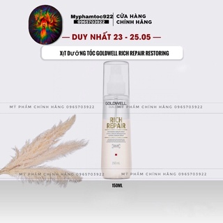 Xịt dưỡng tóc goldwell rich repair restoring 150ml chính hãng