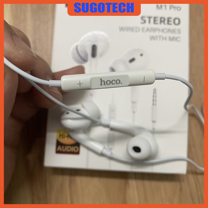 Tai nghe có dây nhét tai Hoco M1 Pro chính hãng, chống ồn, có mic, full chức năng