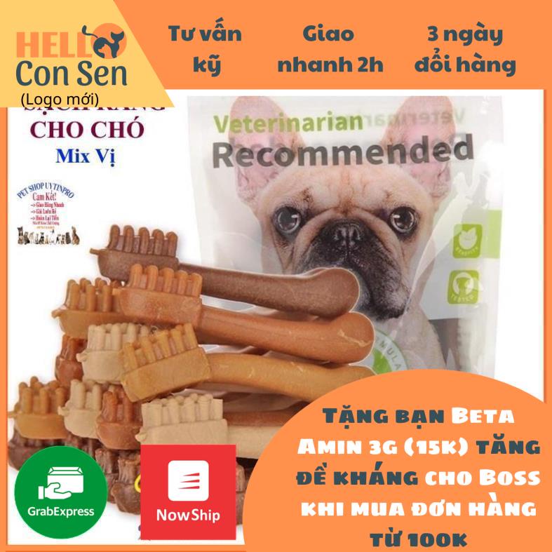 XƯƠNG GẶM CHO CHÓ THÚ CƯNG Yaho Veterinarian Recommended Mix vị Gói 240g Giúp sạch răng Thơm miệng Loại bỏ mảng bám