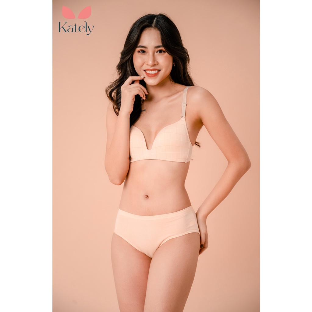 Áo lót nữ Kately họa tiết kẻ caro đặc biệt, mút vừa êm ái, áo ngực nữ tôn vòng 1 gợi cảm quyến rũ AL005 | BigBuy360 - bigbuy360.vn