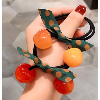 Dây buộc tóc hình trái cherry