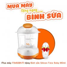 (BH 12 tháng Tặng 1 bình sữa Fatz 180ml) - Máy tiệt trùng bình sữa và sấy khô bình sữa Fatz baby FB4906SL