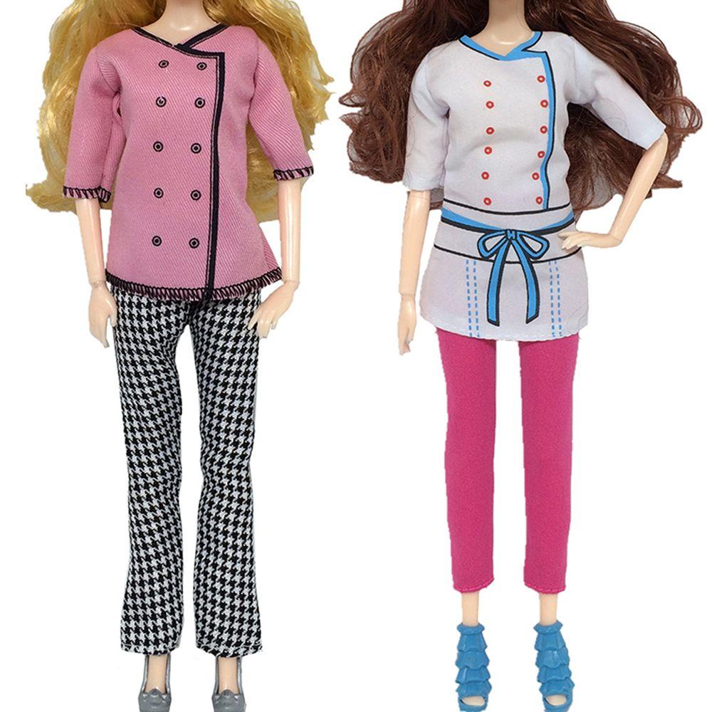 1 Bộ Áo Khoác Và Quần Màu Cầu Vồng Thời Trang Dành Cho Búp Bê