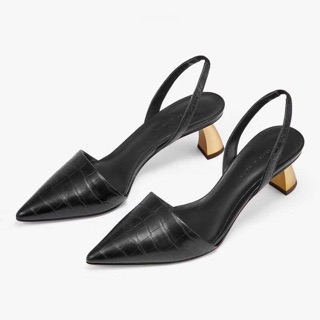 Giày cao gót zara da rắn 7p fullbox