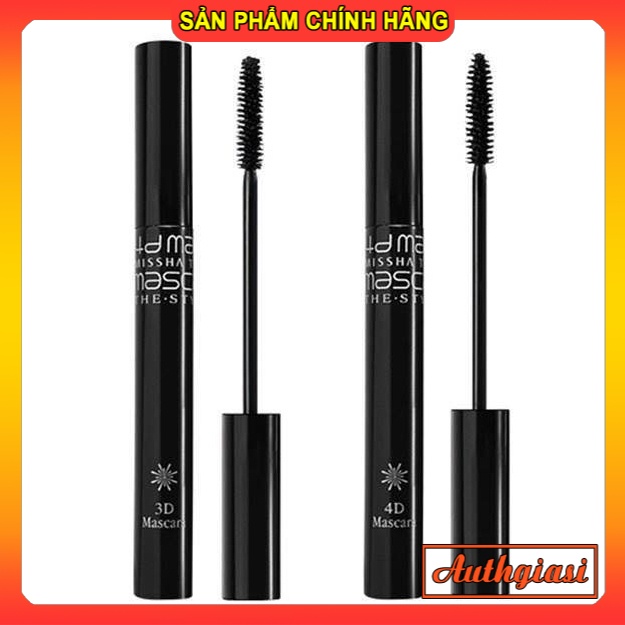 Mascara chuốt mi Missha 4D làm dày mi không lem chống trôi hiệu quả | BigBuy360 - bigbuy360.vn