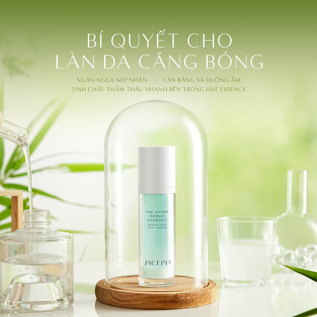 Bộ dưỡng da 3 bước căn bản nâng tông da, chống nắng, chống lão hóa FACEPIA