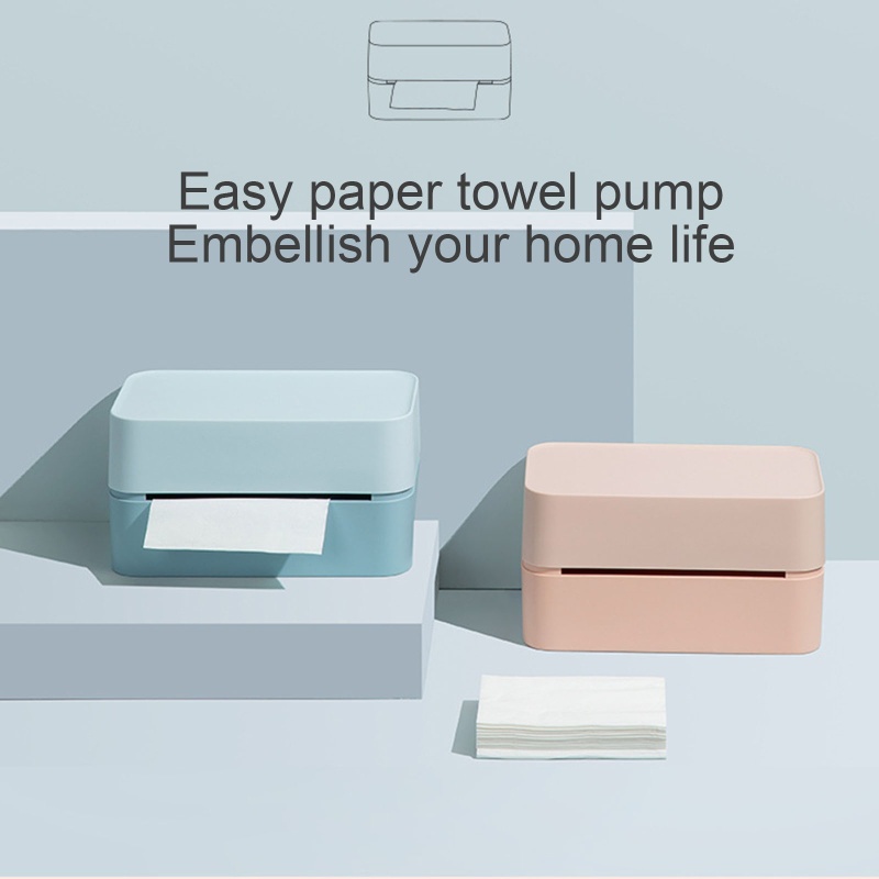 Hộp Đựng Khăn Giấy Rút Siêu Đơn Giản Chống Trượt