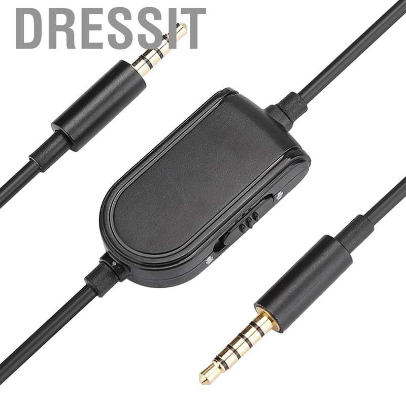 Dressit Gaming Headset Audio Cord with 3.5mm Plug for Logitech Astro A10/A40/A30/A50