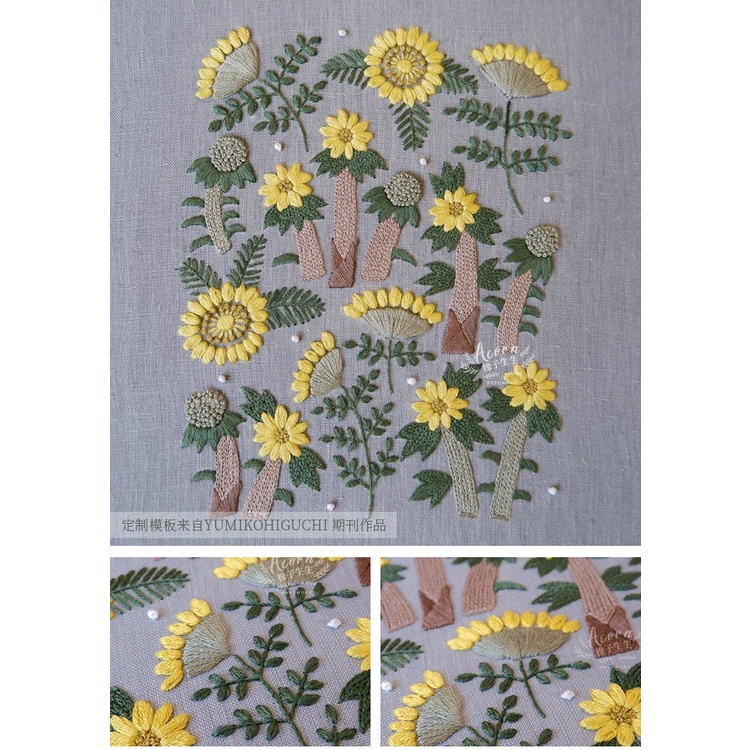 Bộ dụng cụ tự thêu kèm khung mẫu LÂN TRUNG THU trang trí NHÀ CỬA / quà tặng cho bạn bè DIY THÊU TAY - MIE Handmade