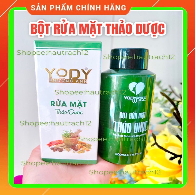 Bột Rửa Mặt Thảo Dược Yody White Phương Anh