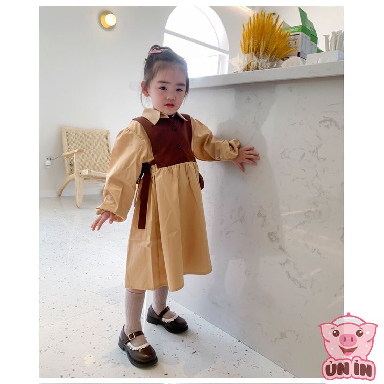 Giày bệt bé gái - Giày búp bê quai dán phối viền xinh xắn kiểu dáng vintage dễ phối đồ chất da PU siêu êm mềm chân M6608
