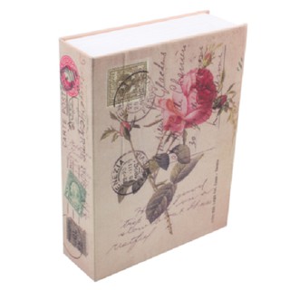 Két sắt mini giả sách - Hoa Hồng