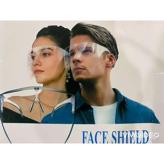 Kính chống giọt bắn bảo hộ chống dịch FACE SHIELD MASK che hết khuôn mặt bảo vệ mắt toàn diện tròng trong suốt