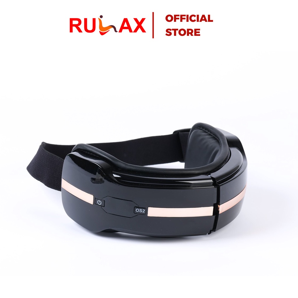 Máy Massage Mắt RULAX 10 Chế Độ Phiên Bản Cao Cấp, Công Nghệ Rung Đa tần, Nhiệt Hồng Ngoại, Nghe Nhạc, Giảm Đau Mỏi Mắt