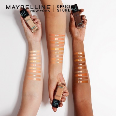 (Hàng Mới Về) Kem Nền Dạng Lỏng Maybelline Fit Me! Màu Lì + Lỗ Chân Lông Không Làm Khô Da