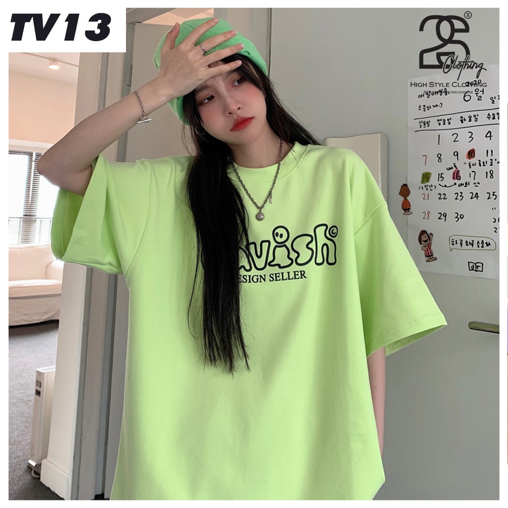 Áo Thun Tay Lỡ 2s Clothing Áo Phông Unisex Nam Nữ Cotton Oversize Form Rộng Giá Rẻ In Hình Chữ Siêu Nổi Bật Cá Tính TV13 | BigBuy360 - bigbuy360.vn