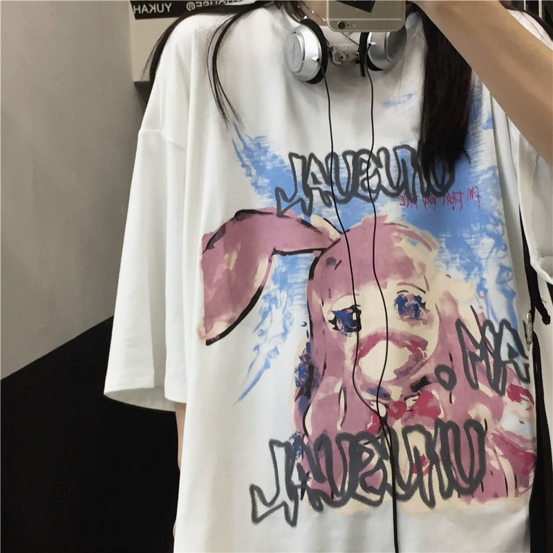 NRVP Áo thun ngắn tay cổ tròn thời trang 2021 cho nữ