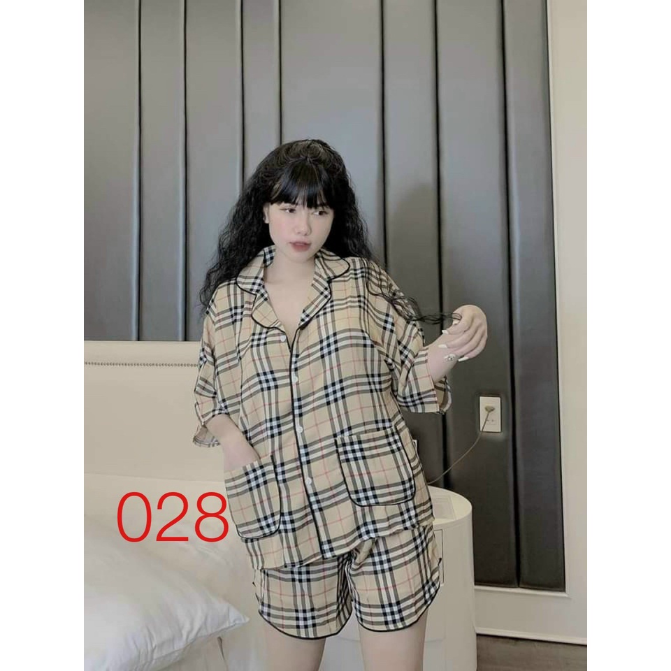 Đồ bộ nữ CARY,bộ ngủ pijama kate lụa tay lửng form rộng chất mát cho mùa hè | BigBuy360 - bigbuy360.vn