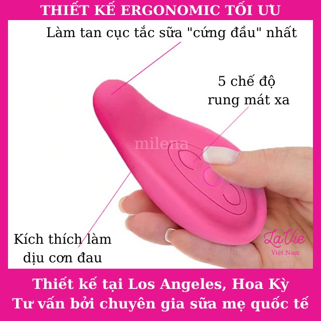 Máy thông tắc tia sữa Lavie thương hiệu Mỹ massage thông tắc tia sữa chữa tắc tia sữa nổi cục hiệu quả