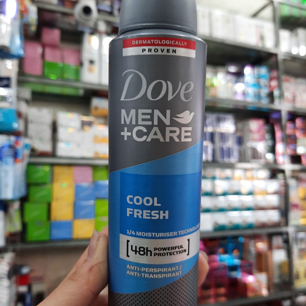 Xịt khử mùi Dove Men Care Cool Fresh - UK - 150ml