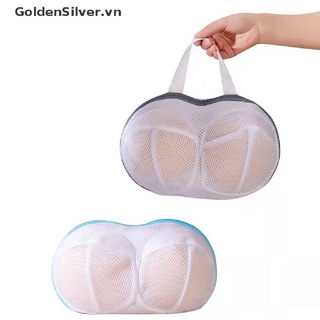 Túi Lưới Giặt Đồ Lót Màu Vàng Bạc Đặc Biệt Cho Máy Giặt
