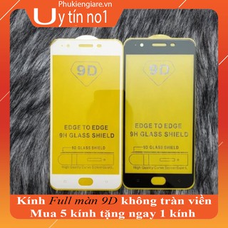 Kính cường lực 9D oppo F1S / A59 Full màn - Full keo tràn viền - Tặng bộ dán