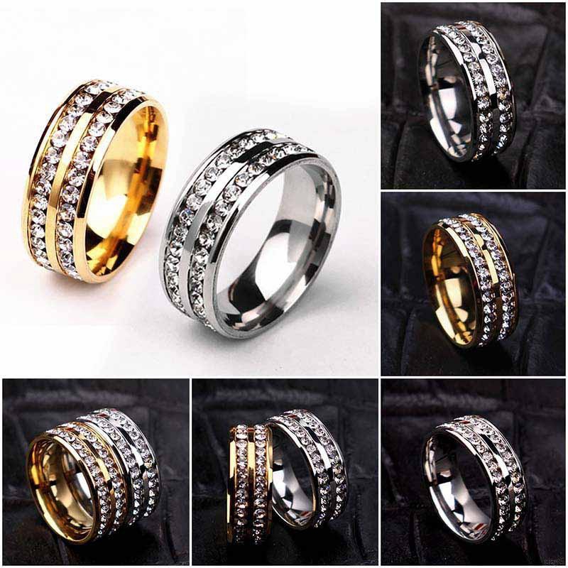 Nhẫn Unisex Bằng Thép Không Gỉ Sang Trọng