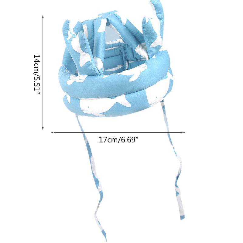 Mũ Bảo Hiểm Thoáng Khí Chống Rơi Bảo Vệ Đầu Cho Bé