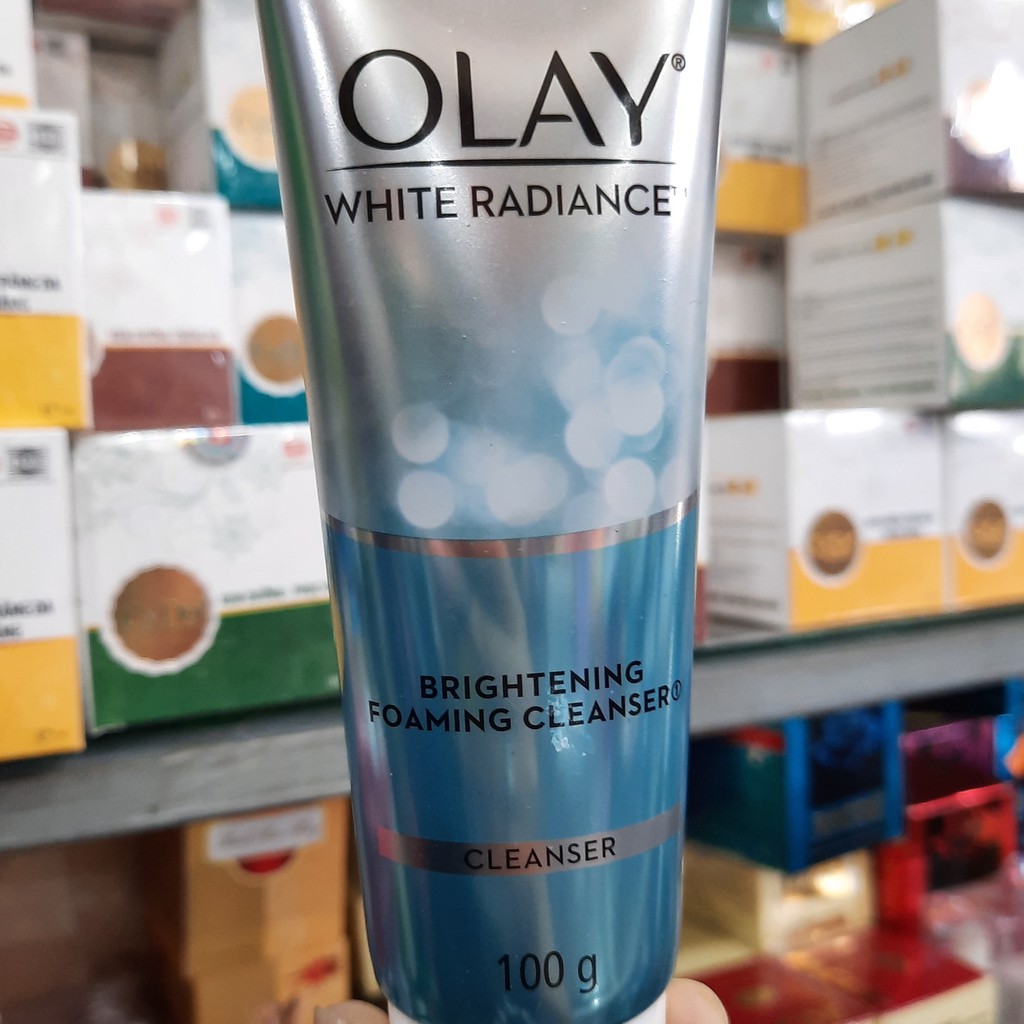 Sữa rữa mặt dưỡng trắng da Olay White Radiance Brightening Foaming Cleanser 100g