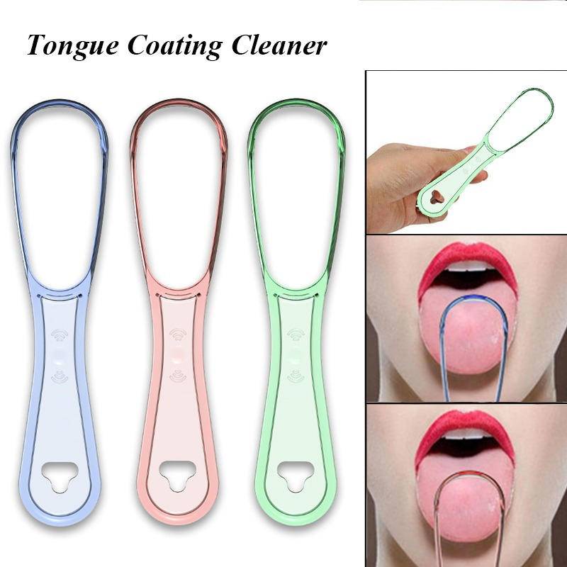 Dụng Cụ Vệ Sinh Lưỡi Bằng Nhựa Chuyên Dụng Cho Người Lớn