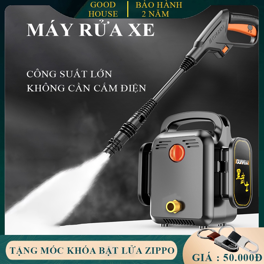 Máy Rửa Xe Mini I Máy Rửa Xe Cao Áp GUANXIN - Công Nghệ Nhật Bản - Bảo hành 24 tháng, lỗi đổi mới trong 7 ngày đầu