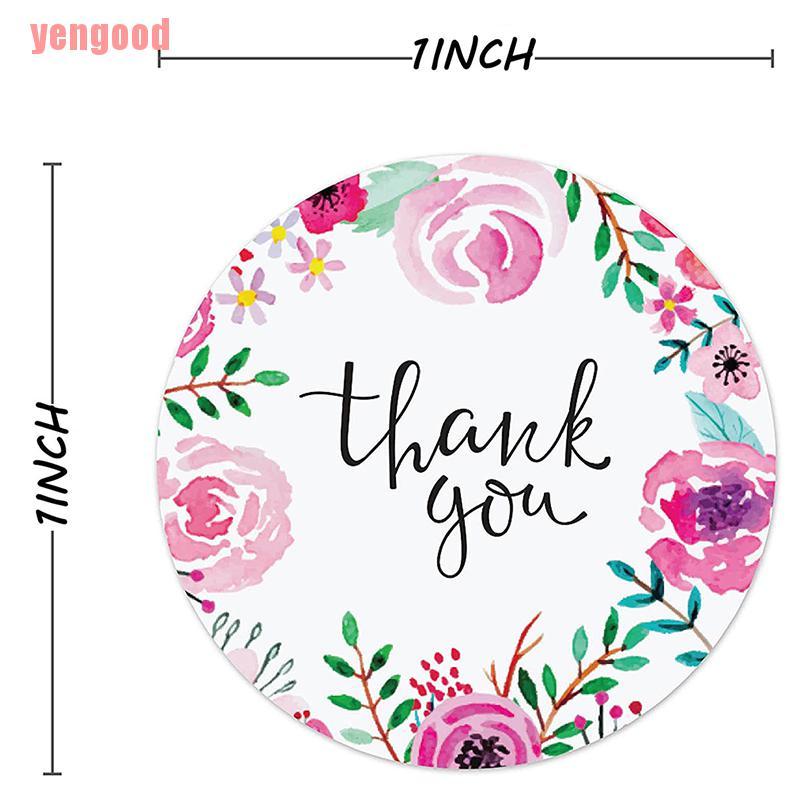 Cuộn 500 Miếng Dán Chữ Thank You Trang Trí