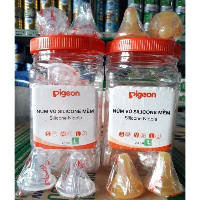 Núm vú Pigeon (núm trắng- núm vàng)