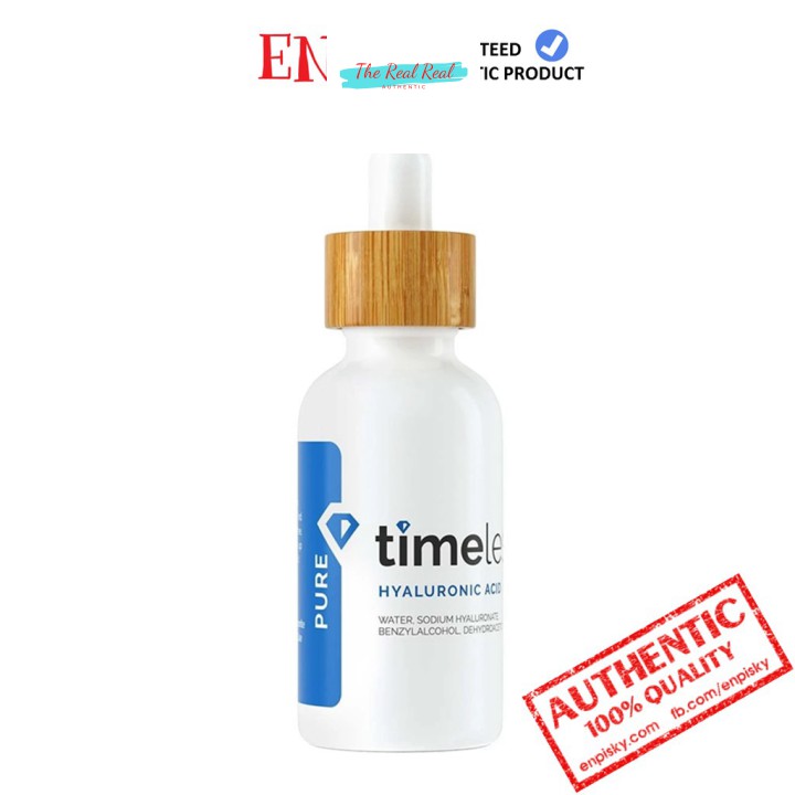 [Mã giảm giá mỹ phẩm chính hãng] Serum cấp nước Timeless Hyaluronic Acid Serum 100% Pure