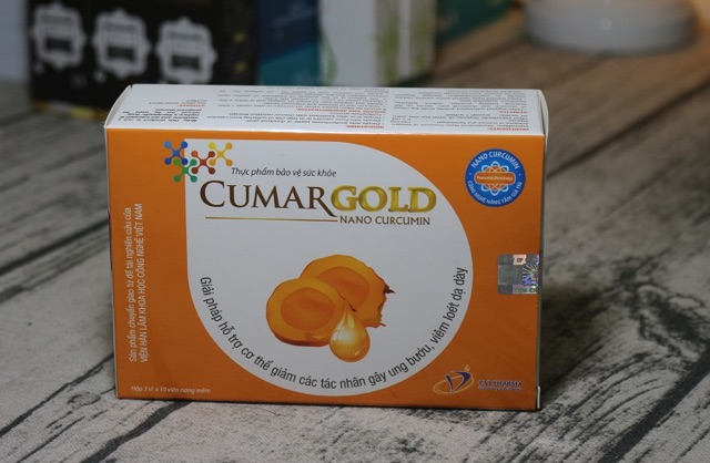 [Mẫu mới] Viên nghệ nano Cumargold CVI - Hộp 30 viên