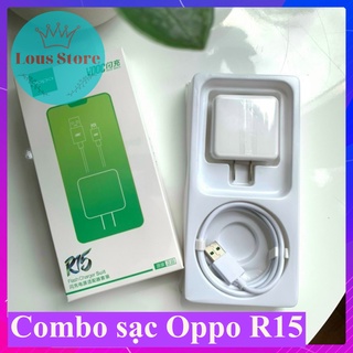 Combo sạc nhanh 4A Oppo R15 công nghệ VOOC3.0. Hàng chính hãng bảo hành 12 tháng