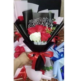 Bó hoa sáp mix màu hồng nude, có đủ màu ( Ship Now) | BigBuy360 - bigbuy360.vn