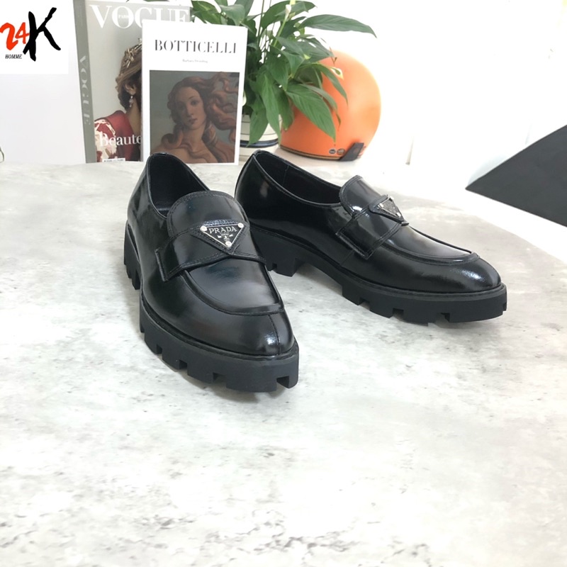 Giày lười nam, giày lười nam da bò, Giày lười công sở nam, Giày tây nam, Giày lười nam tăng cao 6CM