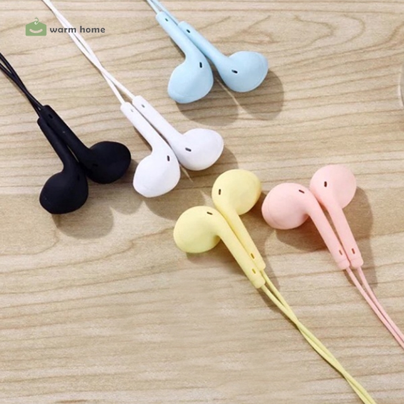 Tai Nghe Nhét Tai Có Dây Dài 1.2m Nhiều Màu Sắc Cho Điện Thoại