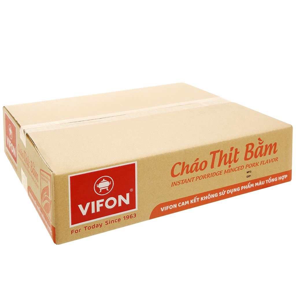 Thùng 50 gói cháo Vifon vị thịt bằm 50g
