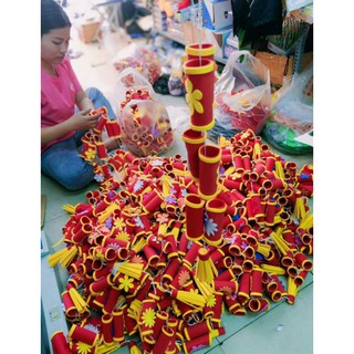 Dây pháo trang trí tết thủ công handmade (1 dây)