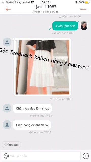 💃 Chân váy Vintage HÀN QUỐC 2 màu⚪️⚫️ | BigBuy360 - bigbuy360.vn