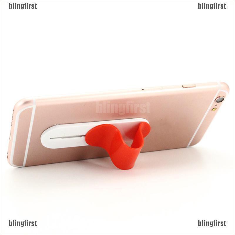 [Bling] Universal Adjustable Band Finger Ring Grip Stand Holder For Smart Mobile Phone [First]