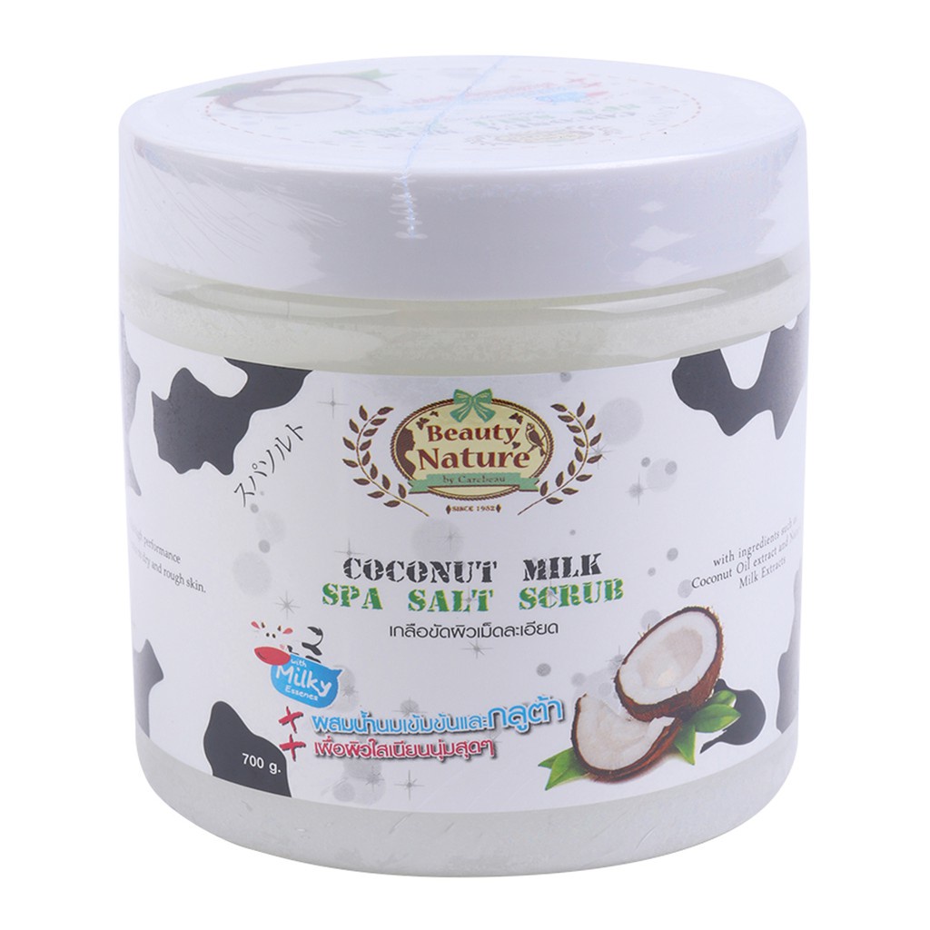 Muối Tắm Cao Cấp Beauty Nature By Carebeau Spa Salt Scrub 700g