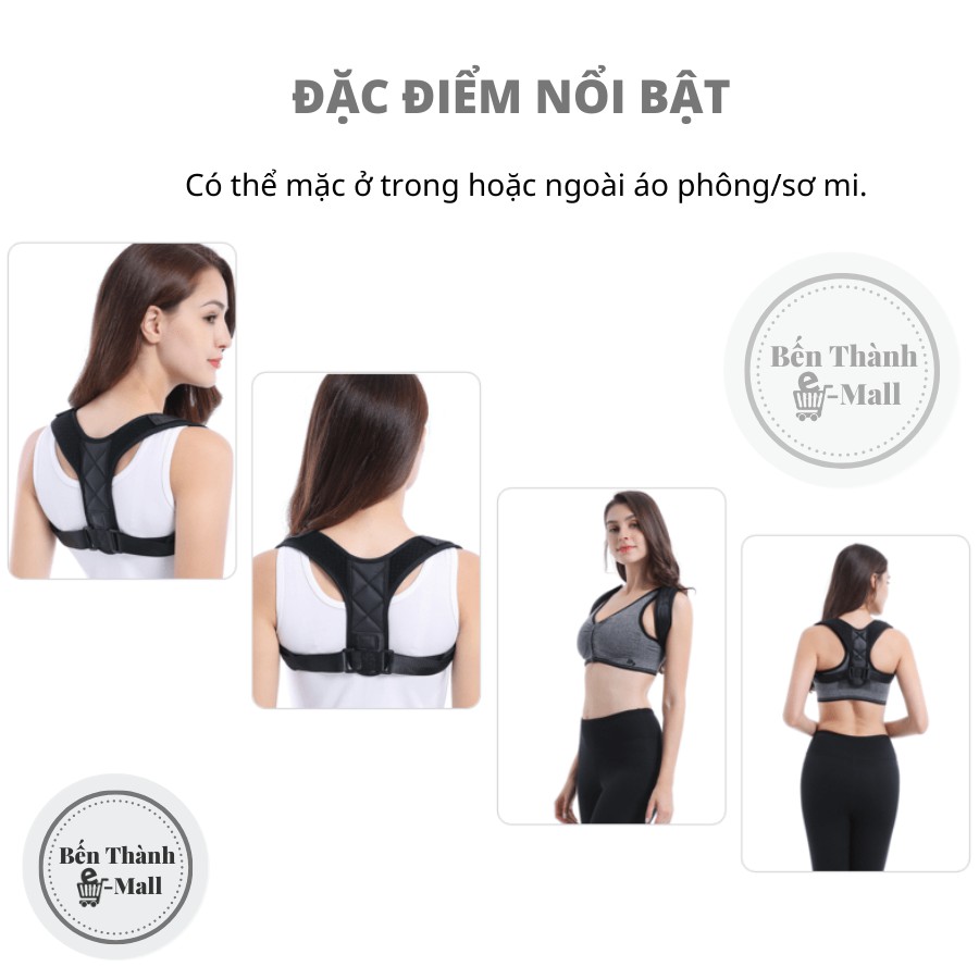 ✈️[Freeship] Đai chống gù lưng Posture Corrector (PC) [Tặng kèm 2 tấm trợ lực]