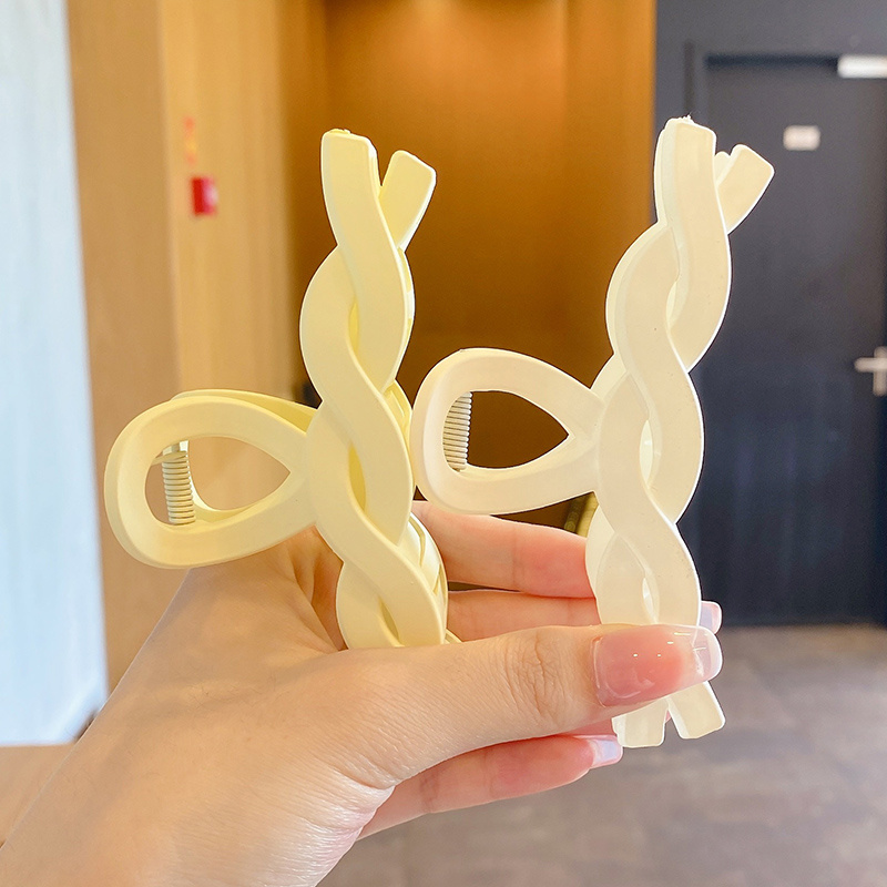 Kẹp tóc kiểu hàm cá mập tùy chọn màu sắc phong cách Hàn Quốc